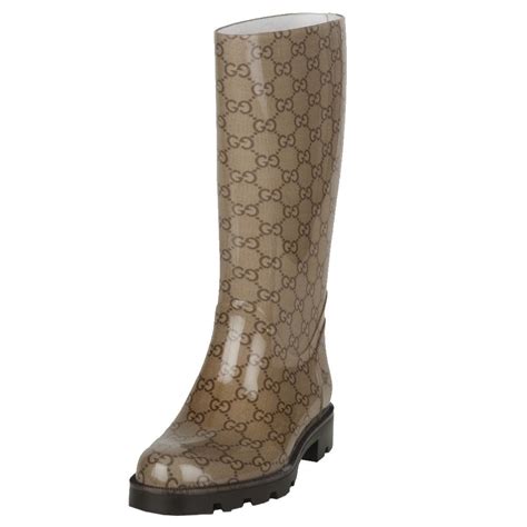 women's gucci rain boots|Gucci thigh high boots sale.